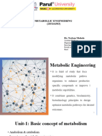Unit-1 Basic concept of metabolism