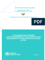 Cartographie Des Systemes D'approvisionnement Et de Distribution RDC
