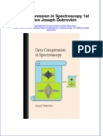Full Ebook of Data Compression in Spectroscopy 1St Edition Joseph Dubrovkin Online PDF All Chapter