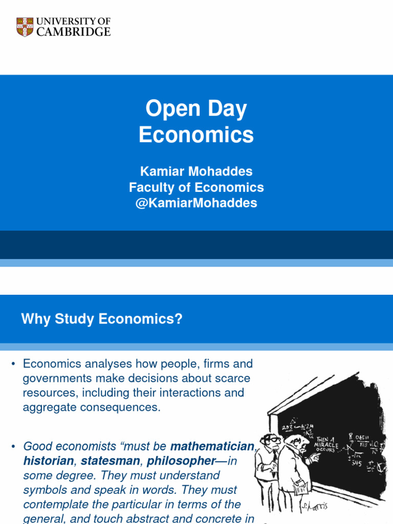 Study Economics at Cambridge University | PDF | Economics | Mathematics