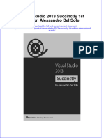 Ebook Visual Studio 2013 Succinctly 1St Edition Alessandro Del Sole Online PDF All Chapter