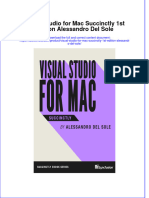 Ebook Visual Studio For Mac Succinctly 1St Edition Alessandro Del Sole Online PDF All Chapter