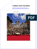 Download full Ciao 8Th Edition Carla Test Bank online pdf all chapter docx epub 