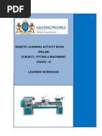 Fitting Machining Grade 10 HOMEWORK - ACTIVIES Final