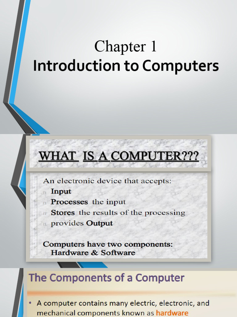 Introduction To Computers Notes Presentation - 2023 | PDF