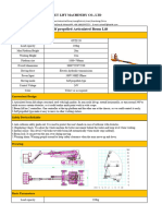 20m Self Propelled Boom Lift