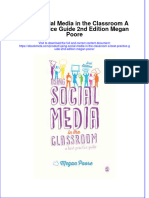 Using Social Media in The Classroom A Best Practice Guide 2Nd Edition Megan Poore Online Ebook Texxtbook Full Chapter PDF