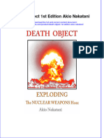 Full Ebook of Death Object 1St Edition Akio Nakatani Online PDF All Chapter