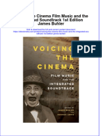 Voicing The Cinema Film Music and The Integrated Soundtrack 1St Edition James Buhler Online Ebook Texxtbook Full Chapter PDF
