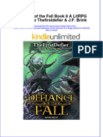 Full Ebook of Defiance of The Fall Book 8 A Litrpg Adventure Thefirstdefier J F Brink Online PDF All Chapter