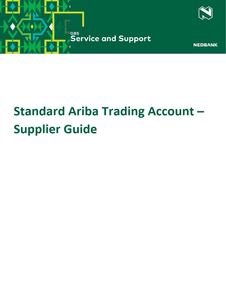 Ariba network standard account guide rev 1 download free pdf