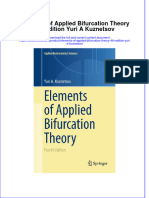 Full Ebook of Elements of Applied Bifurcation Theory 4Th Edition Yuri A Kuznetsov Online PDF All Chapter