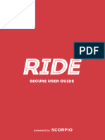 Ride Secure Remote User Manual