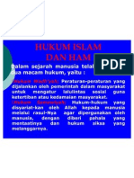 HUKUM ISLAM DAN HAM