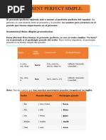 Uso del Presente Perfecto en Inglés | PDF | Verbo | Sintaxis