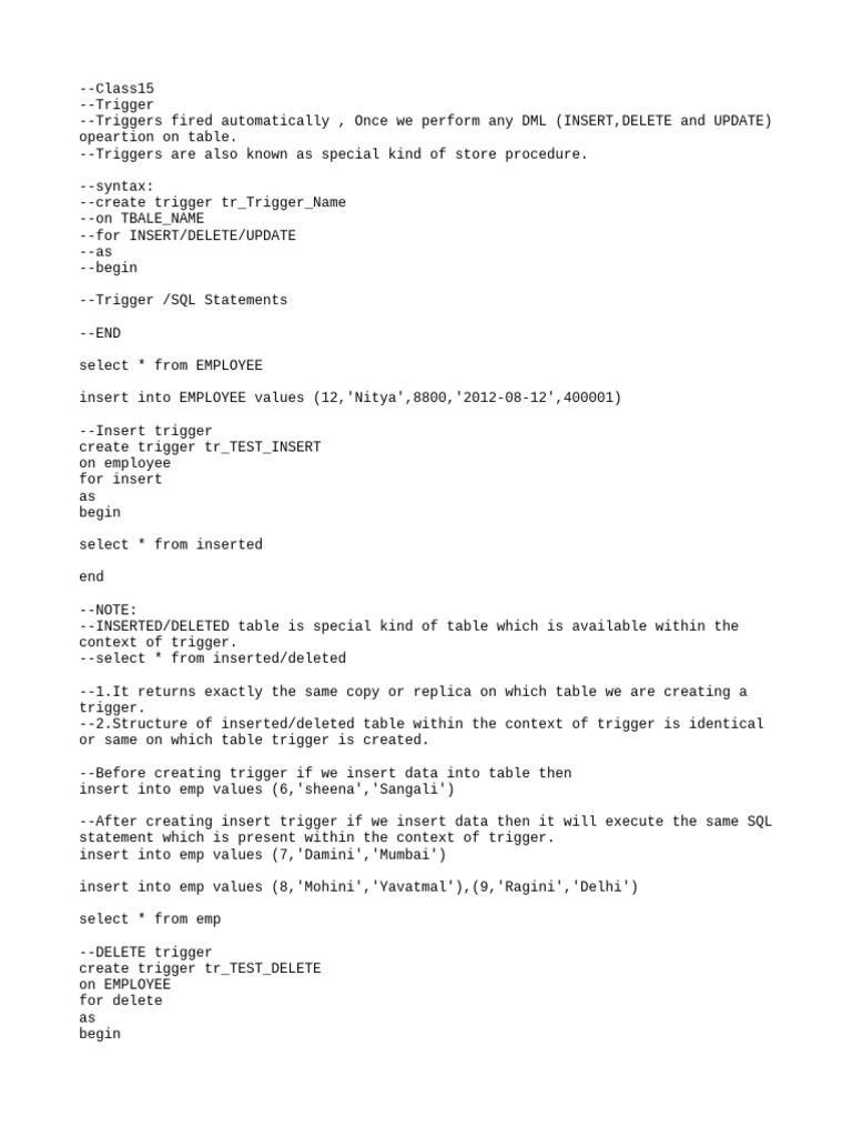 SQL-15 | PDF | Databases | Data Management Software