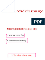 chuong 1. co sở của sinh học