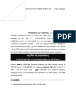 Acao Revisional Revisao de Contrato Bancario