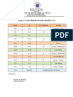 Learning Camp Class Program