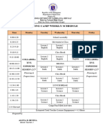 Weekly Sched