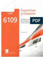 Expertise Préalable Référentiel CNPP 6109