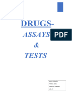 Drugs - Assays and Tests