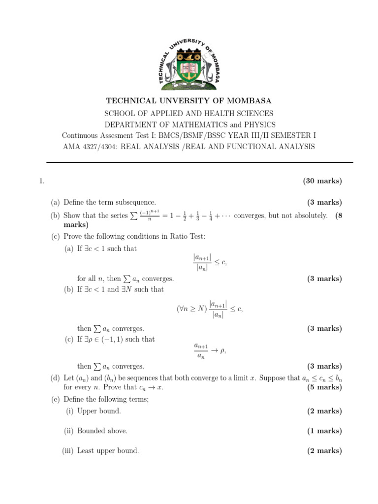 Real I CAT 1 | PDF