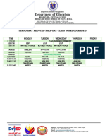 TEMPORARY-HALD DAY-CLASS-SCHED