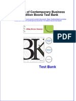 Full Essentials of Contemporary Business 1St Edition Boone Test Bank Online PDF All Chapter