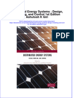 Full Ebook of Distributed Energy Systems Design Modeling and Control 1St Edition Ashutosh K Giri Online PDF All Chapter