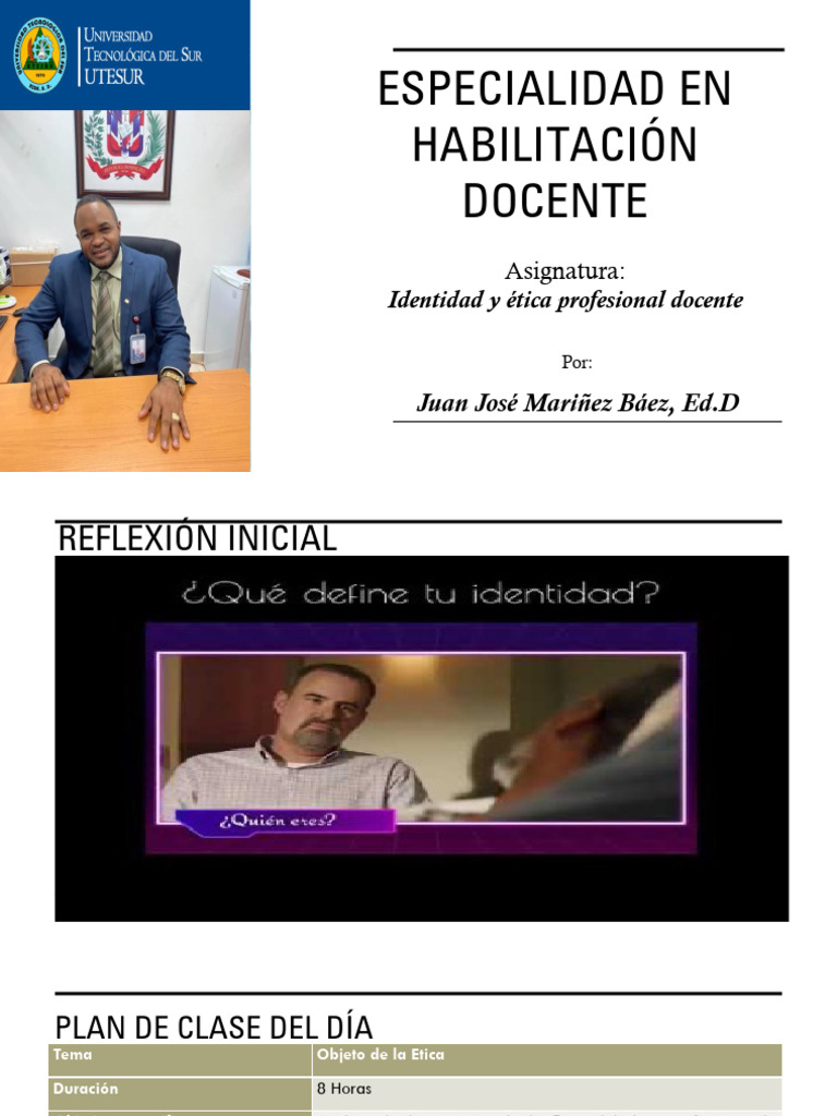 Clase Habilitacion PDF Maestros Moralidad