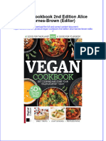 Ebook Vegan Cookbook 2Nd Edition Alice Barnes Brown Editor Online PDF All Chapter