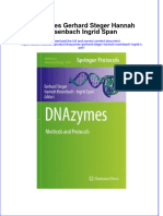 Full Ebook of Dnazymes Gerhard Steger Hannah Rosenbach Ingrid Span Online PDF All Chapter