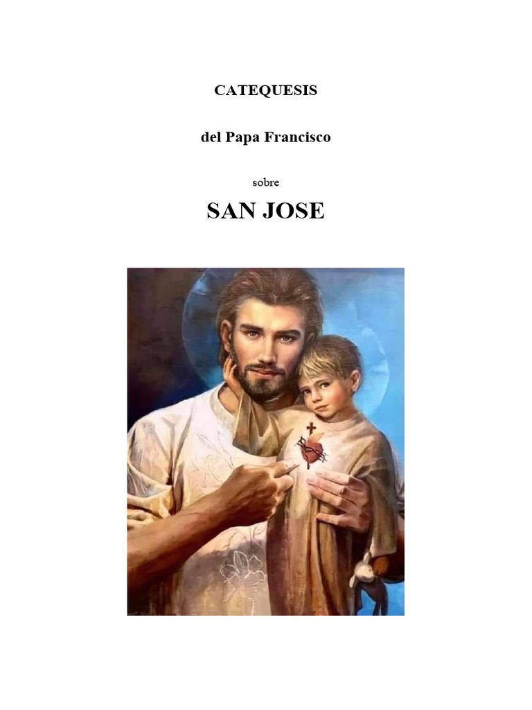 Catequesis San Jose | PDF | San José | María, madre de Jesús