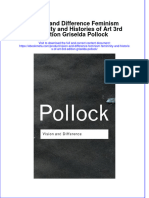Ebook Vision and Difference Feminism Femininity and Histories of Art 3Rd Edition Griselda Pollock Online PDF All Chapter