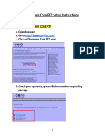 Coreftp Setup Instructions