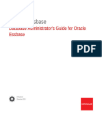 Database Administrator's Guide For Oracle Essbase