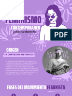 Presentación Orígenes Del Feminismo Moderno Morado