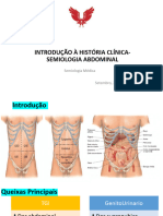 4-Introdução À História Clínica - Semiologia Abdominal