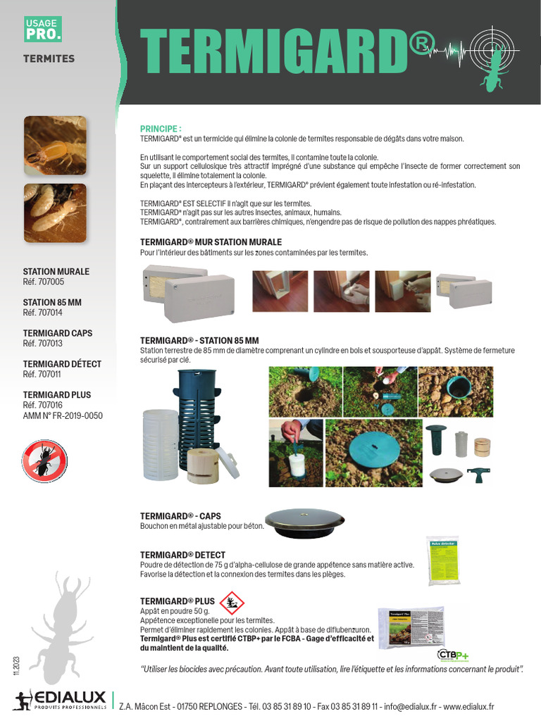 Termigard : Termicide Efficace contre Termites | PDF