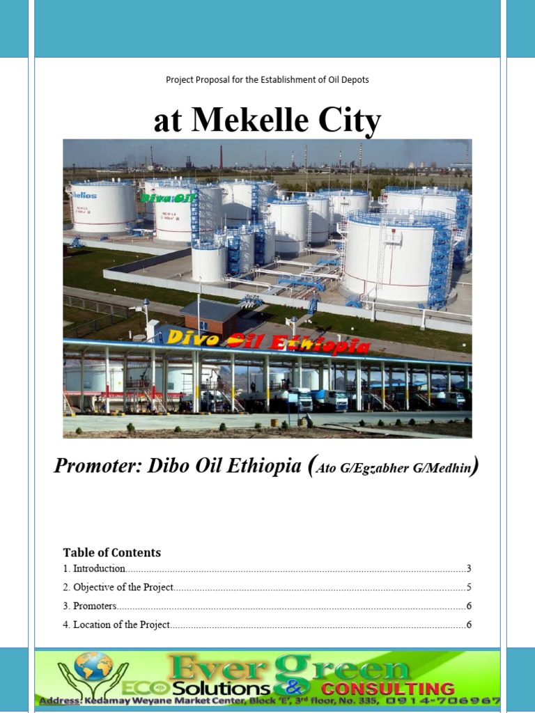 Oil Depot Project | PDF | Petroleum | Economies