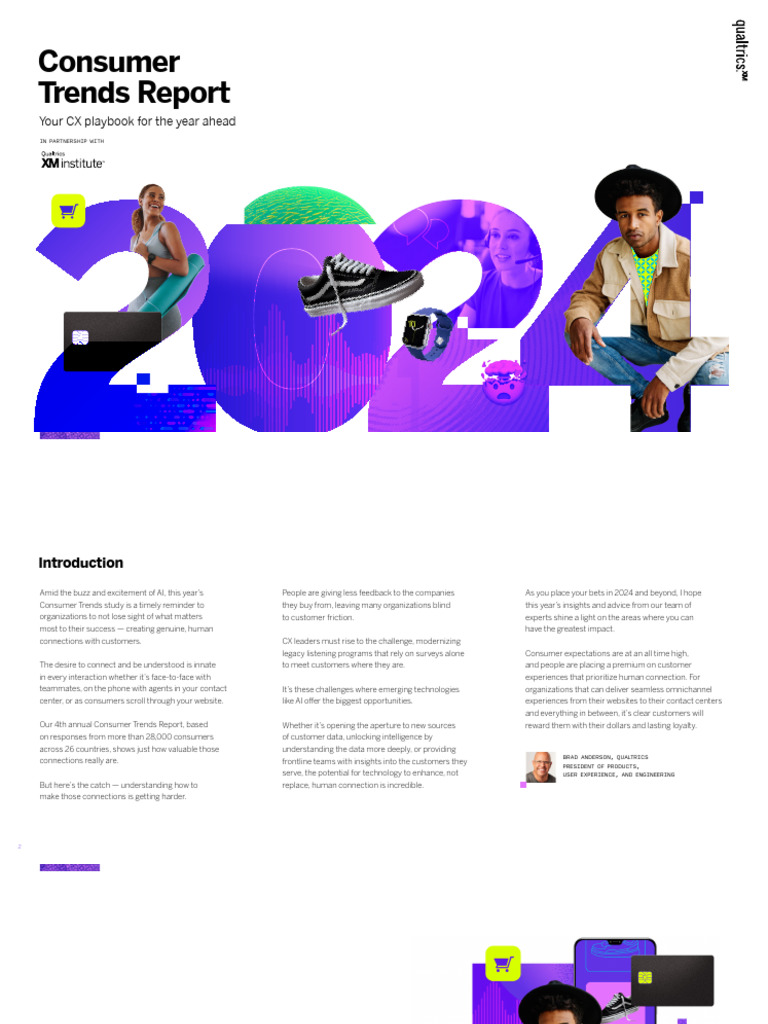 2024 Consumer Trends Report Qualtrics PDF Artificial Intelligence