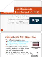 NonIdeal Reactors - RTD