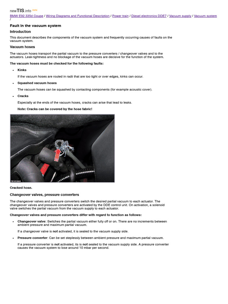 Fault in The Vacuum System Download Free PDF Valve Vacuum
