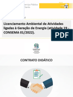 Licenciamento ambiental geração energia municipal