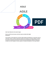 Welcome To The World of Agile