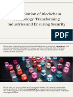 Slidesgo The Evolution of Blockchain Technology Transforming Industries and Ensuring Security 2024