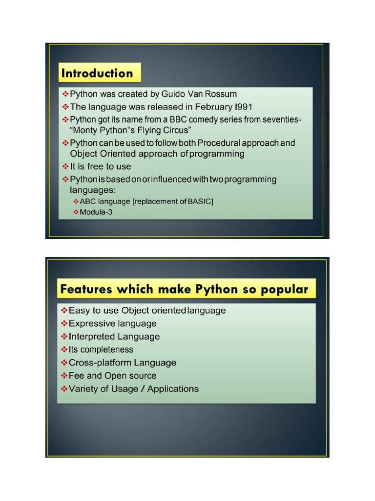 Python Basics | PDF