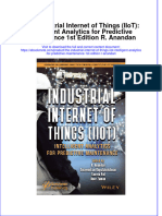 Ebook The Industrial Internet of Things Iiot Intelligent Analytics For Predictive Maintenance 1St Edition R Anandan Online PDF All Chapter
