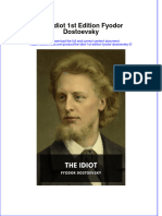 Ebook The Idiot 1St Edition Fyodor Dostoevsky 2 Online PDF All Chapter